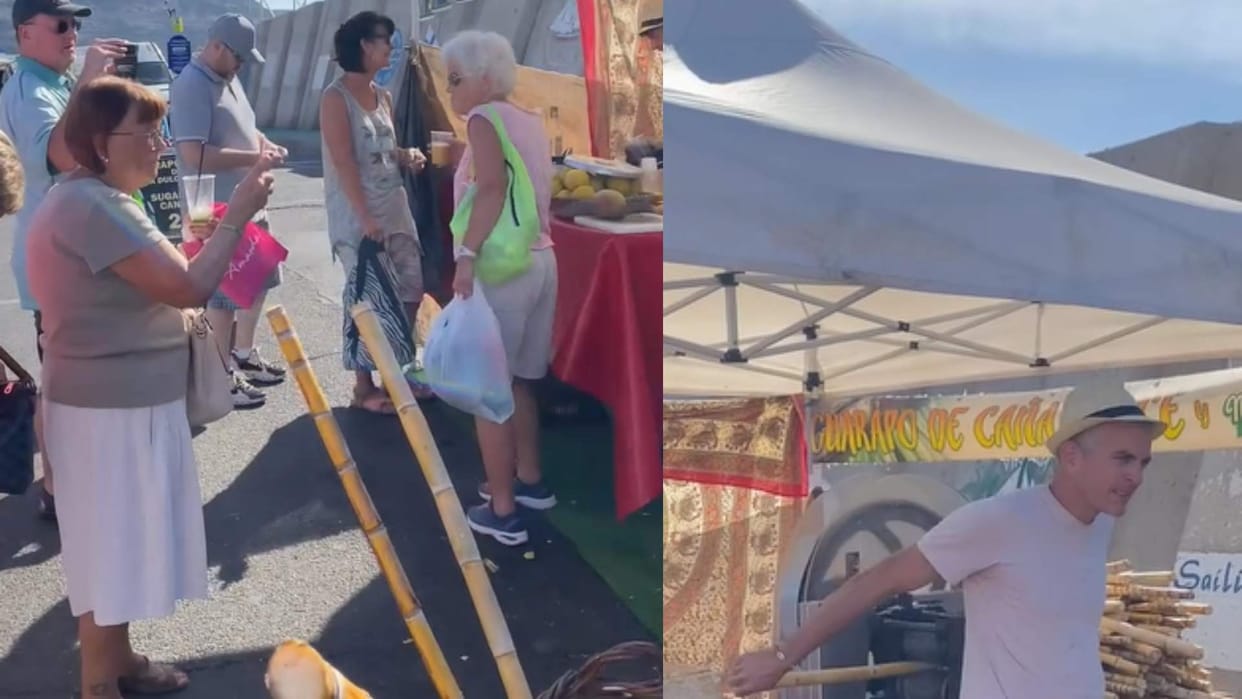 Viral Video man shocked after watch sugarcane juice cart in europe and price