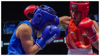 Preeti Pawar downed Paris Olympics medallist Aeji Im to storm into the final of Asian Boxing Championships