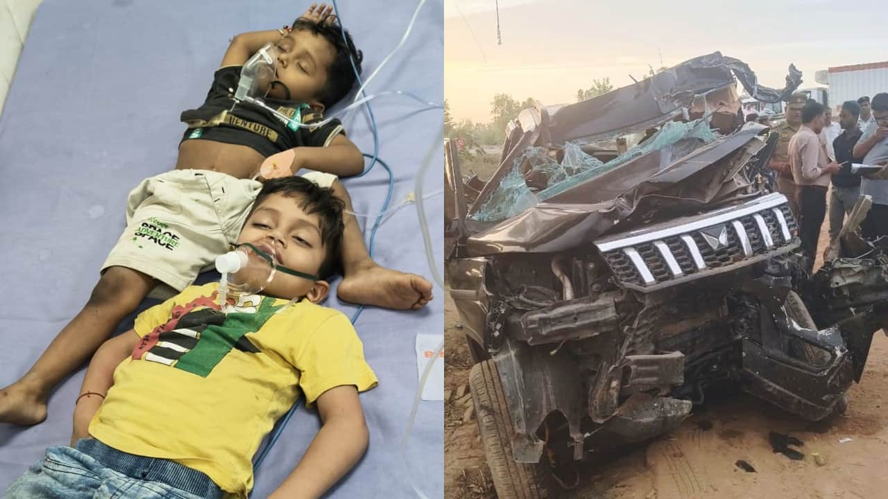 Three Kidnappers Killed in Bareilly Accident who kidnapped two children from gurugram