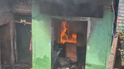 Cylinder Fire Turns House into Inferno 8 Injured in Massive Blaze