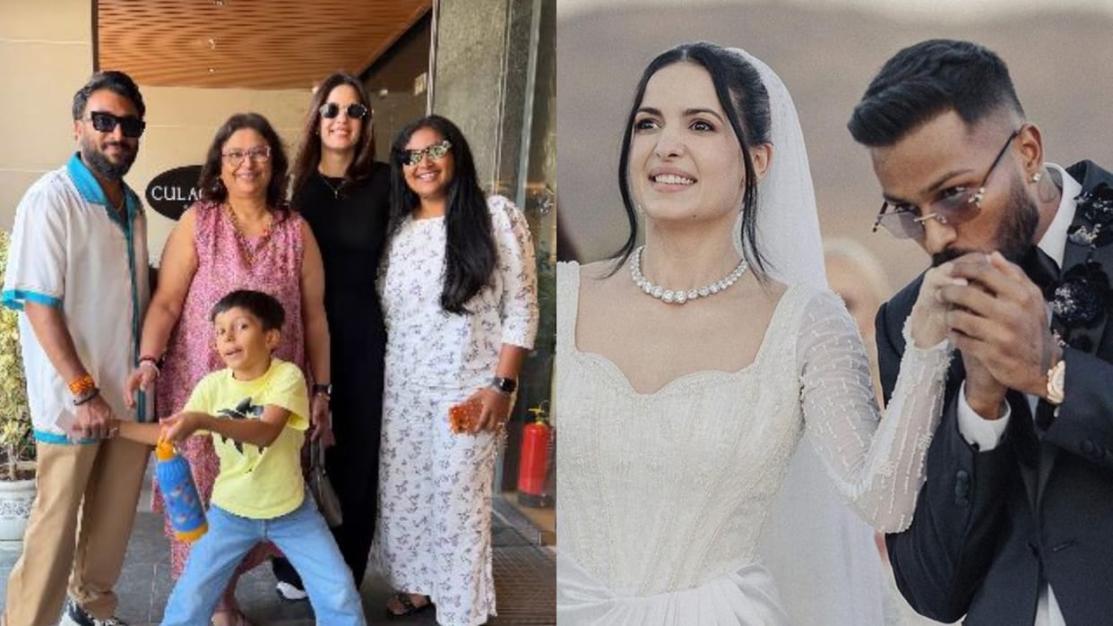 Natasa Stankovic Shares Rare Photo With Hardik Pandya Family Amid Relationship With Mahieka Sharma
