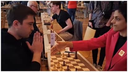 Heartwarming Gesture: Uzbek Grandmaster Greets Harika Dronavalli with ‘Namaste’ at Grenke Open 2026