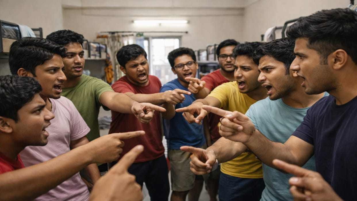 Prayagraj Crime Chaos in hostel mess, student beaten to a pulp by seniors