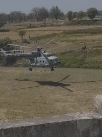 Fighter jets fly over Banda all day, sparking curiosity among residents