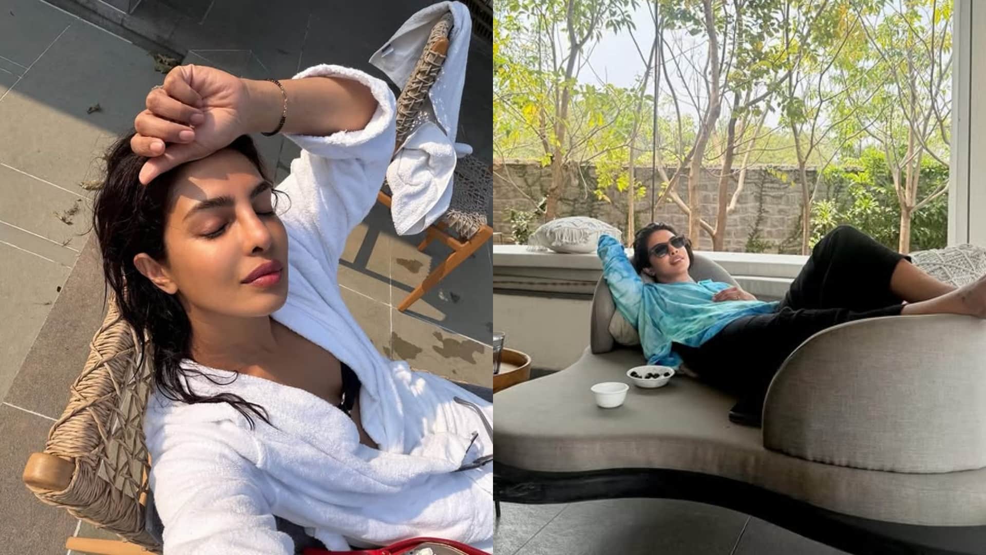 Priyanka Chopra Enjoy Sunday Share SwimWear Pictures Fans Praise Desi Girl Look