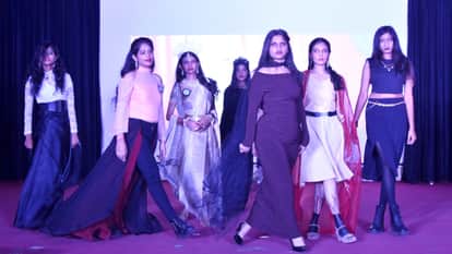 Ruhelkhand University The Glamour of Fashion Shines at 'Aura-2026' Students Walk the Ramp