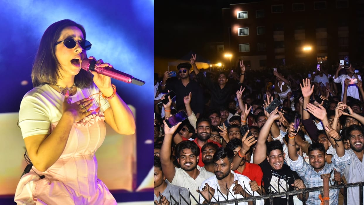Punjabi singer Sunanda Sharma spread magic with her voice at Star Night in Bareilly