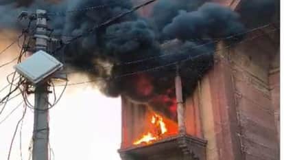 Massive Fire at Historic Chhatris Delhi Gate Panic in Area Probe Underway