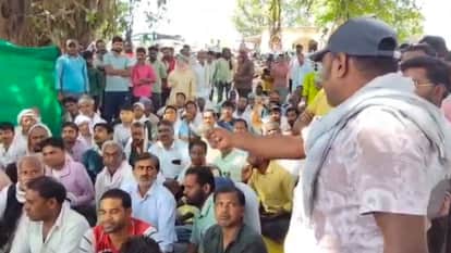 Ghorawal MLA Anil Maurya also had to face farmers anger In Madhupur