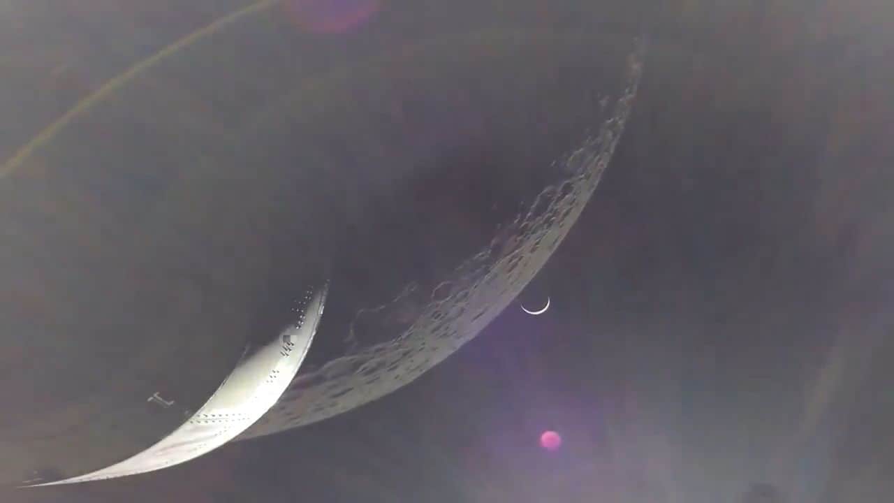artemis 2 moon flyby video close view lunar surface nasa