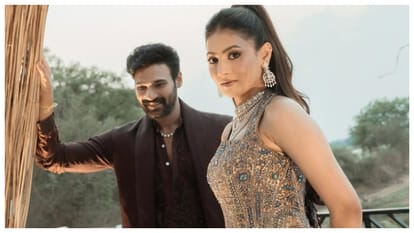 Bellamkonda Sai Srinivas ties the knot with Kavya Reddy performs Jeelakarra Bellam ritual watch video