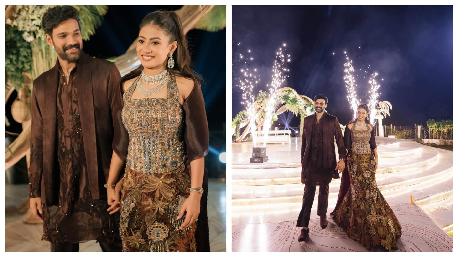 Bellamkonda Sreenivas got engaged to his girlfriend Kavya Reddy in Hyderabad share photos know wedding date