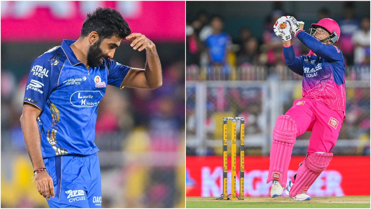 IPL 2026 RR vs MI: Vaibhav Suryavanshi hits two sixes against Jasprit Bumrah video