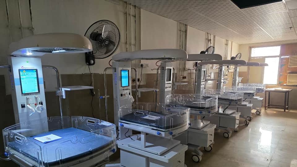 एसएन मेडिकल कॉलेज में हाईटेक NICU