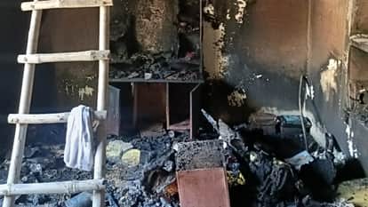 Massive fire breaks out in house due to short circuit in Budaun