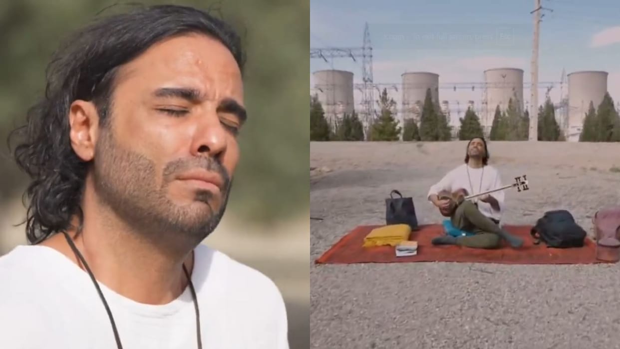 Iranian Musician Plays Tar at Damavand Power Plant Amid Trumps Airstrike Threats