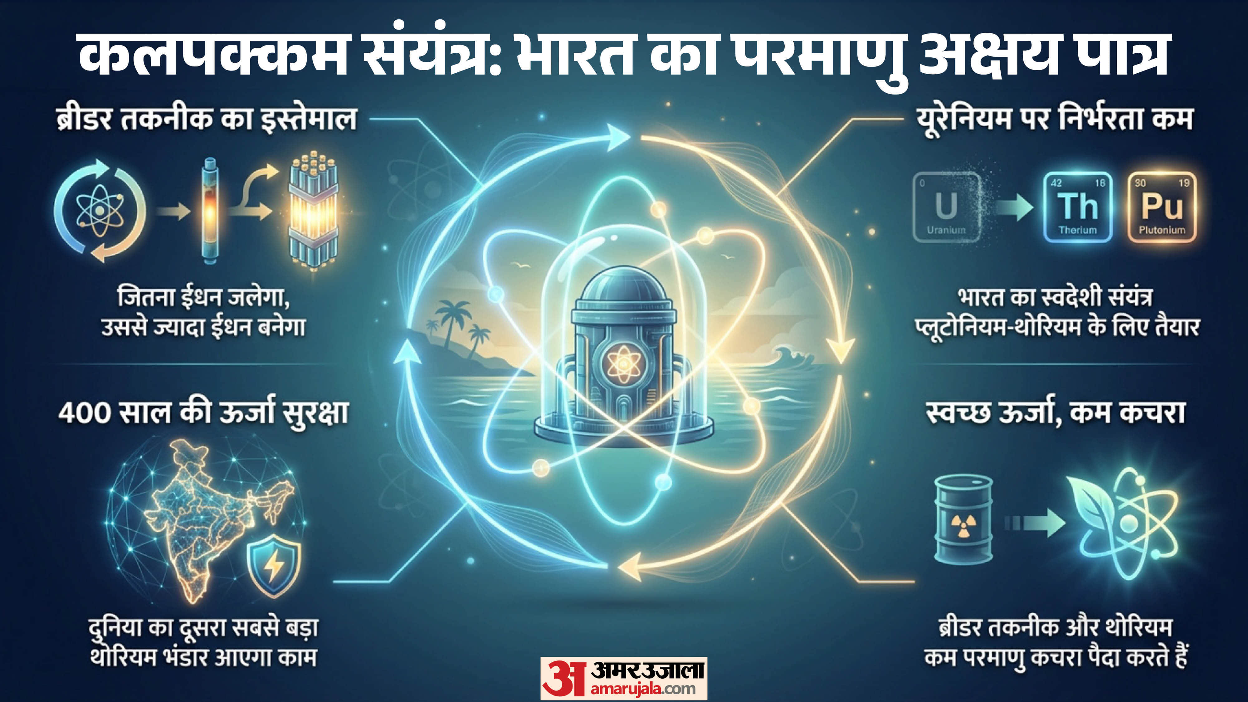 कलपक्कम परमाणु ऊर्जा संयंत्र ने हासिल की उपलब्धि।