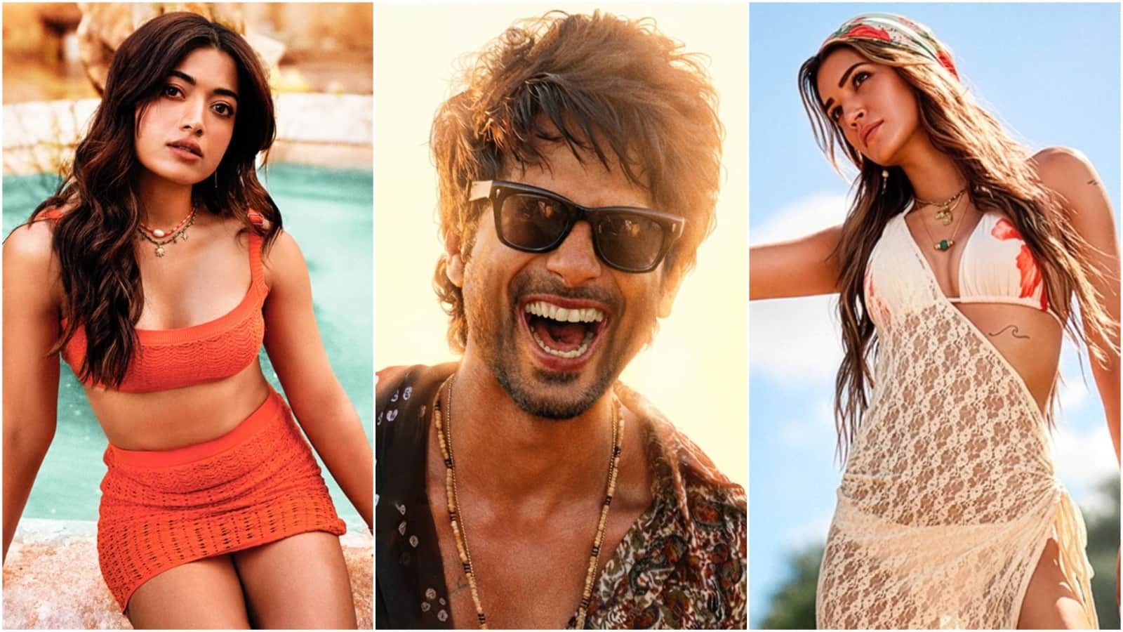 New Post From The Cocktail 2 Surfaced Featuring Shahid Kapoor Rashmika Mandanna And Kriti Sanon In Cool Looks