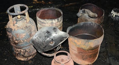 Kanpur Fire Tragedy God has killed us while we are still alive wedding jewelry and cash reduced to ashes