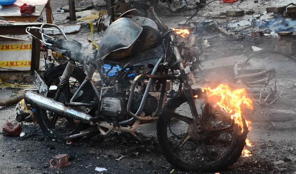 Kanpur Fire The Echo of Explosions and a Scene of Devastation 35 Shops Gutted as Fridges and Cylinders Explode