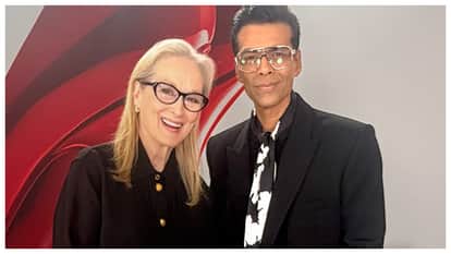 Karan Johar meets Meryl Streep Anne Hathaway in Tokyo during The Devil Wears Prada 2 promotion event