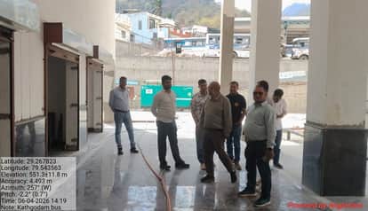 strike continues over 27-point demands; engineers halt construction of the Gaulapar Stadium in haldwani