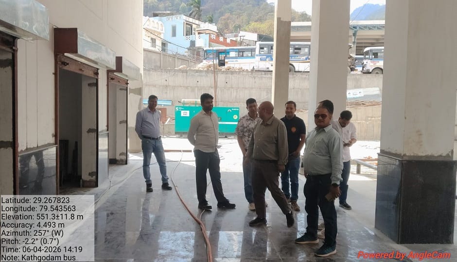 strike continues over 27-point demands; engineers halt construction of the Gaulapar Stadium in haldwani