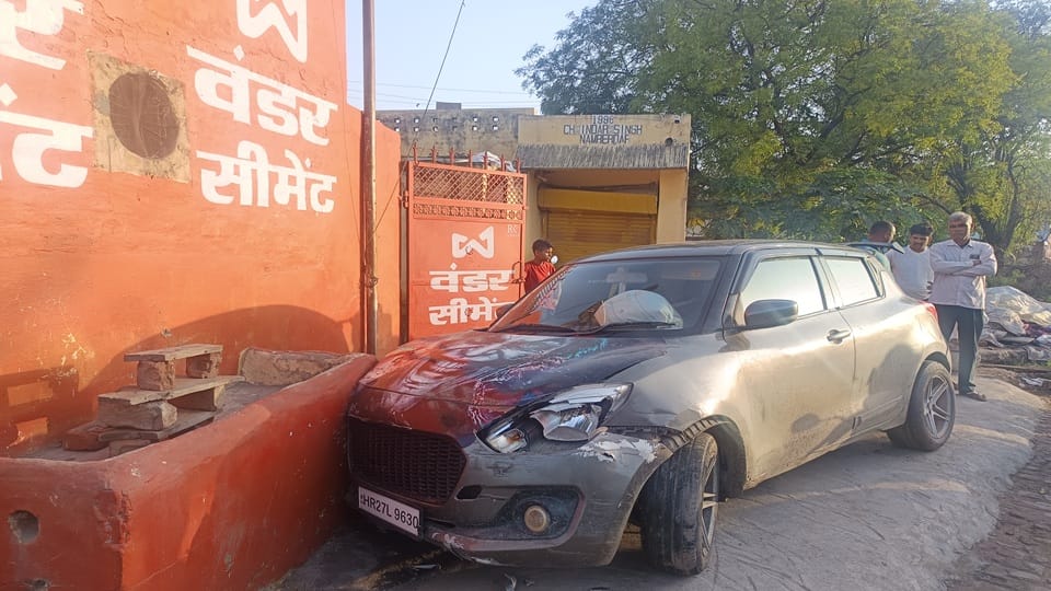 Negligence in Meham led to road accident