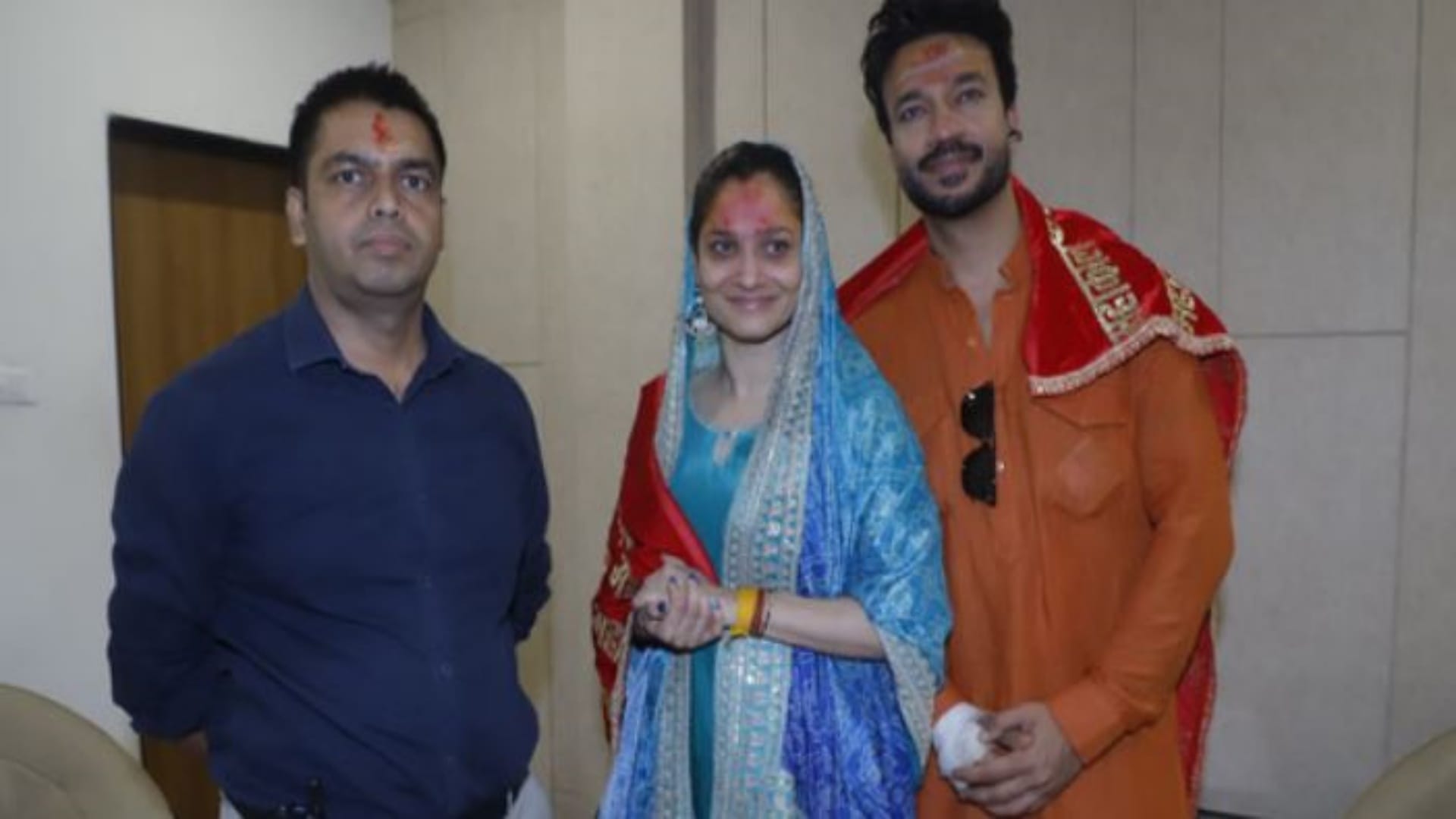भस्म आरती में शामिल हुए टीवी कलाकार