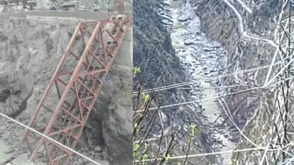 Chamba Bridge Collapse: Under-Construction Siyur Bridge Falls After Landslide, Road Connectivity Disrupted