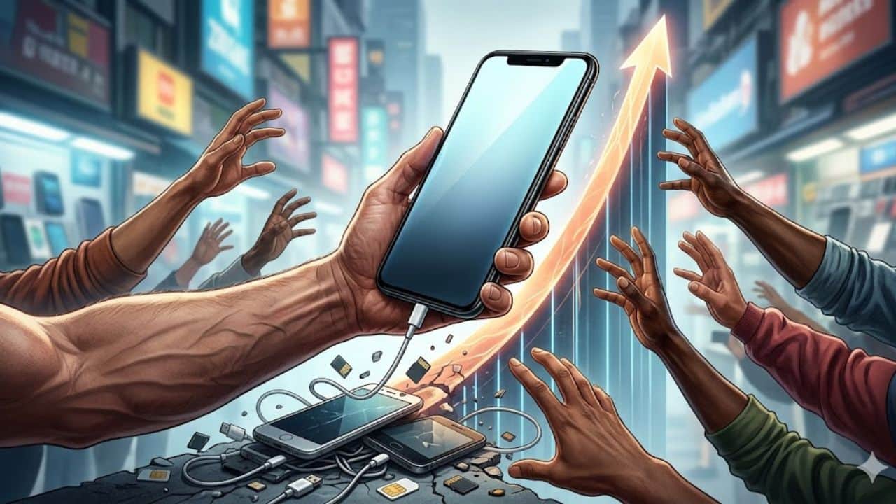 smartphone price hike india 40 percent chip shortage ai impact