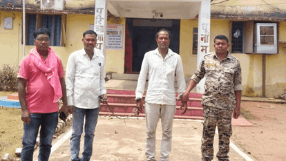 elder brother set fire to his younger brother house In Kanker,