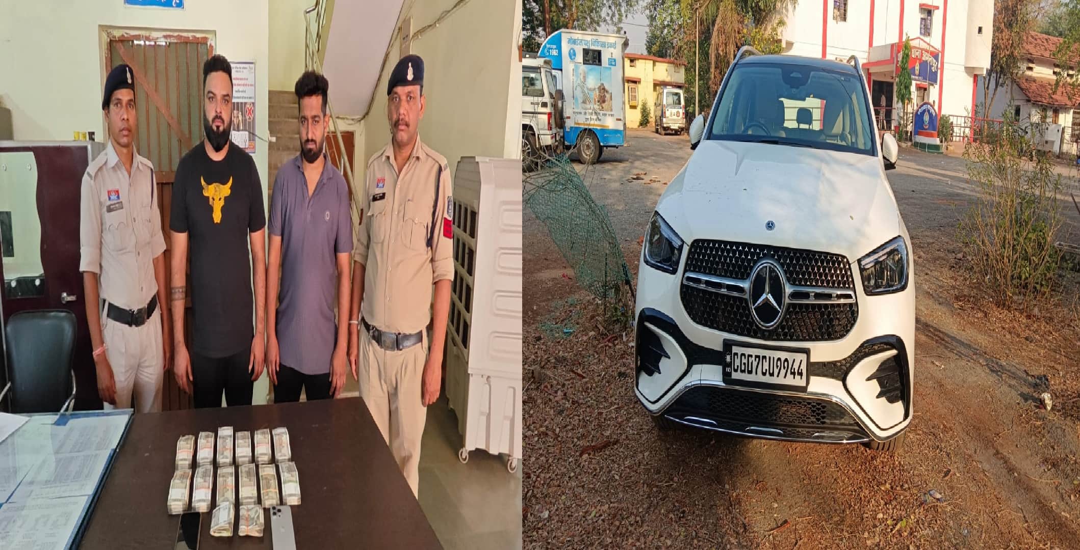 पुलिस के गिरफ्त में आरोपी