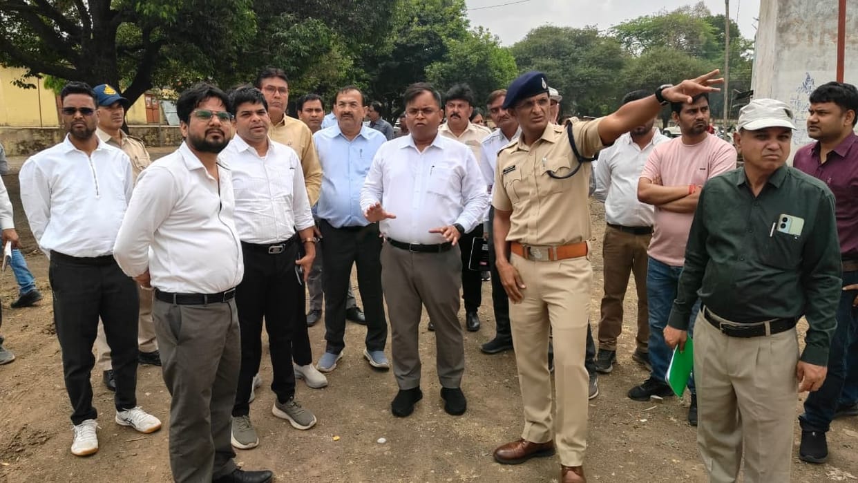 Indore News Collector inspects Ambedkar Jayanti preparations at Mhow birthplace memorial