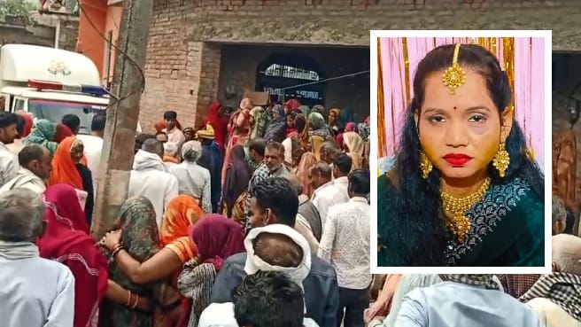 Kanpur Dehat:विवाहिता की संदिग्ध मौत से मचा हड़कंप, साड़ी के फंदे पर लटका मिला शव, जांच में जुटी पुलिस - Kanpur Dehat Suspicion Surrounds Married Womans Death Body Found Hanging From Saree Noose - Amar Ujala Hindi News Live