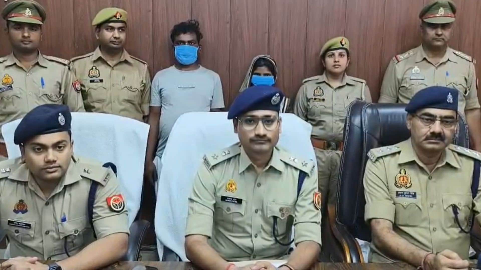 पुलिस के गिरफ्त में आरोपी