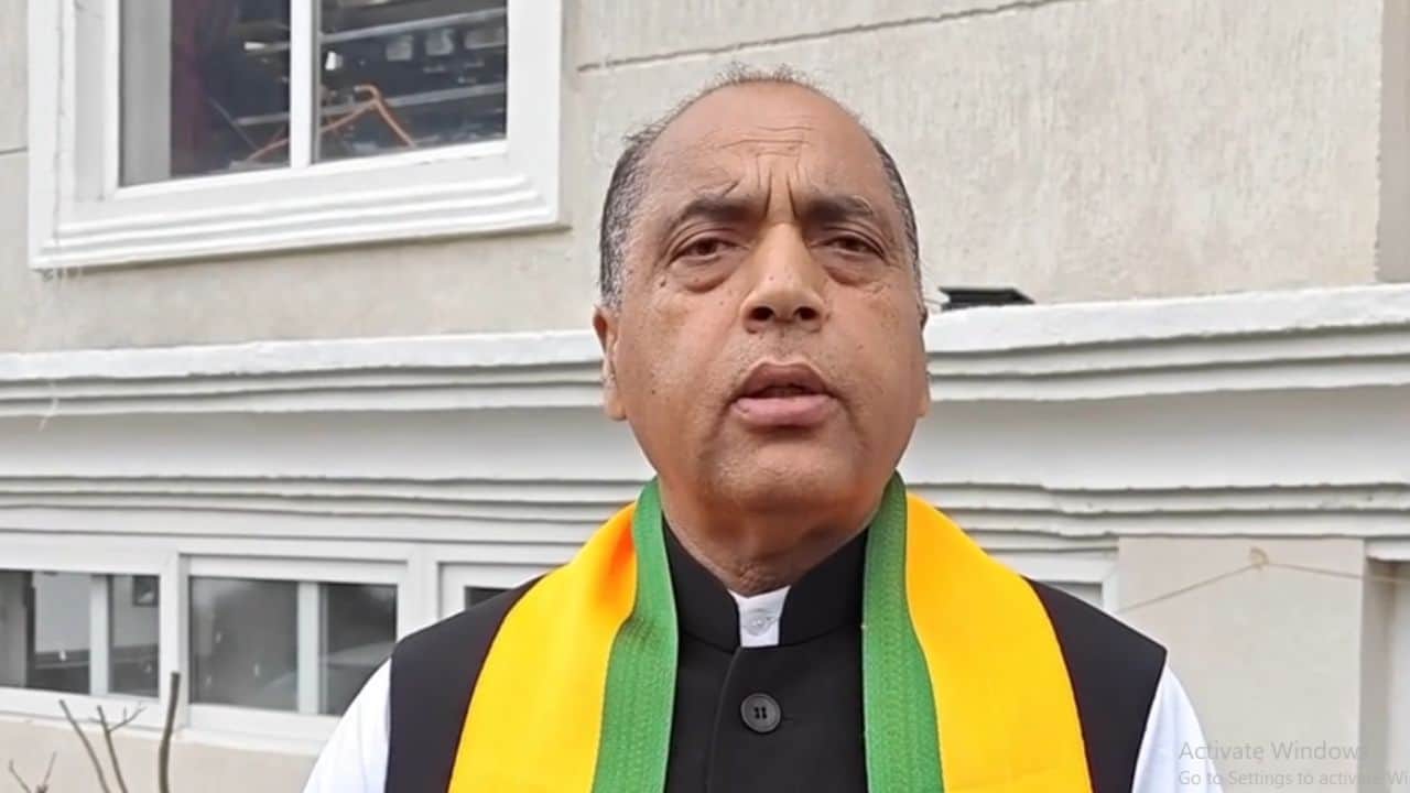 पूर्व सीएम एवं नेता प्रतिपक्ष जयराम ठाकुर