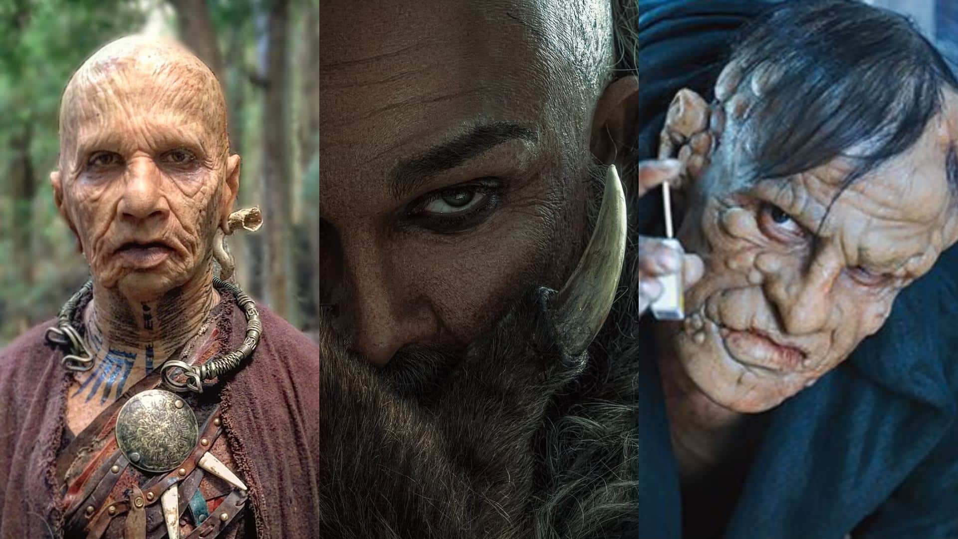 actor comes in Bizarre look before allu arjun animal look some made scared