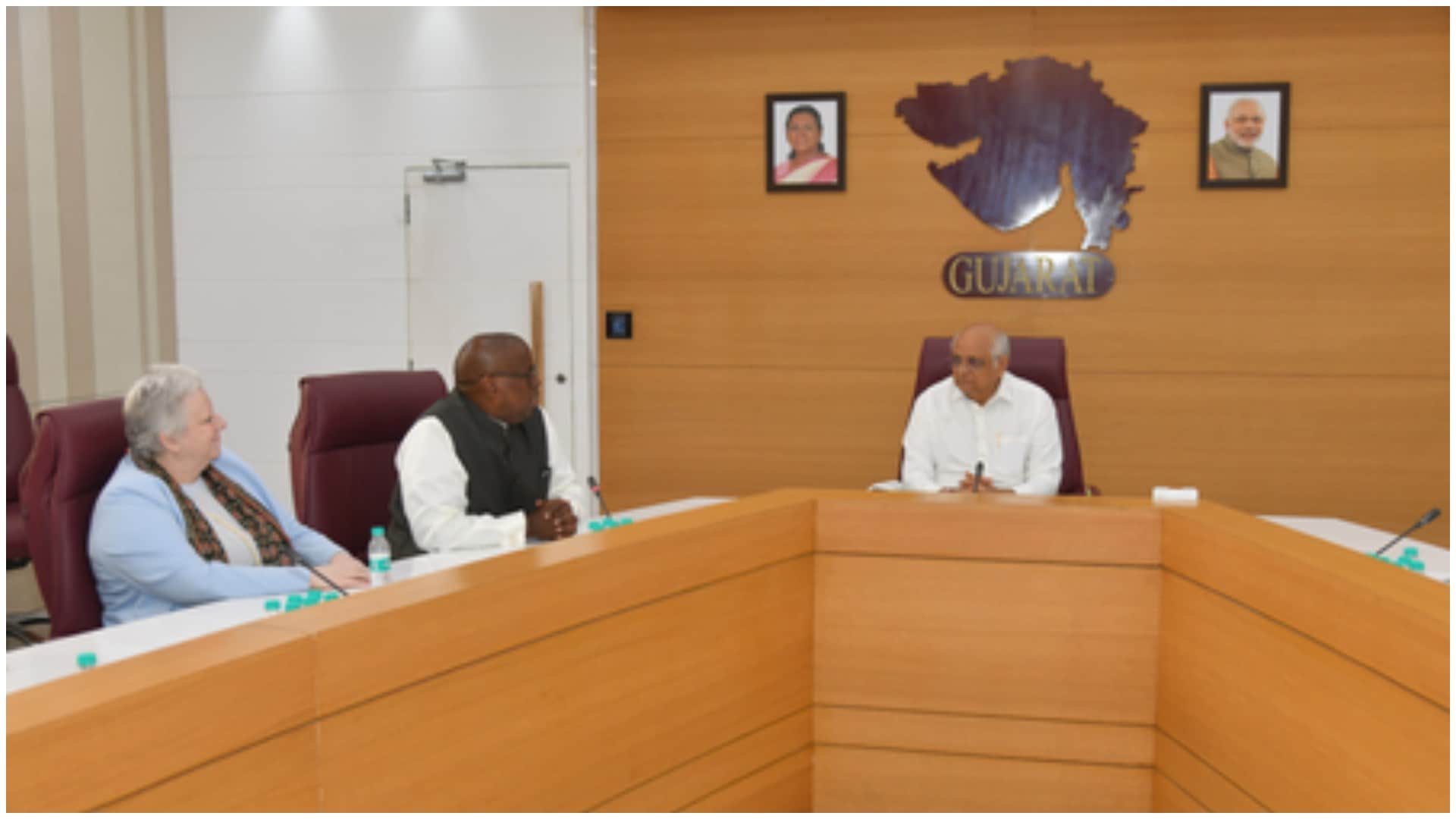 सीएम भूपेंद्र पटेल ने प्रतिनिधिमंडल से मुलाकात की