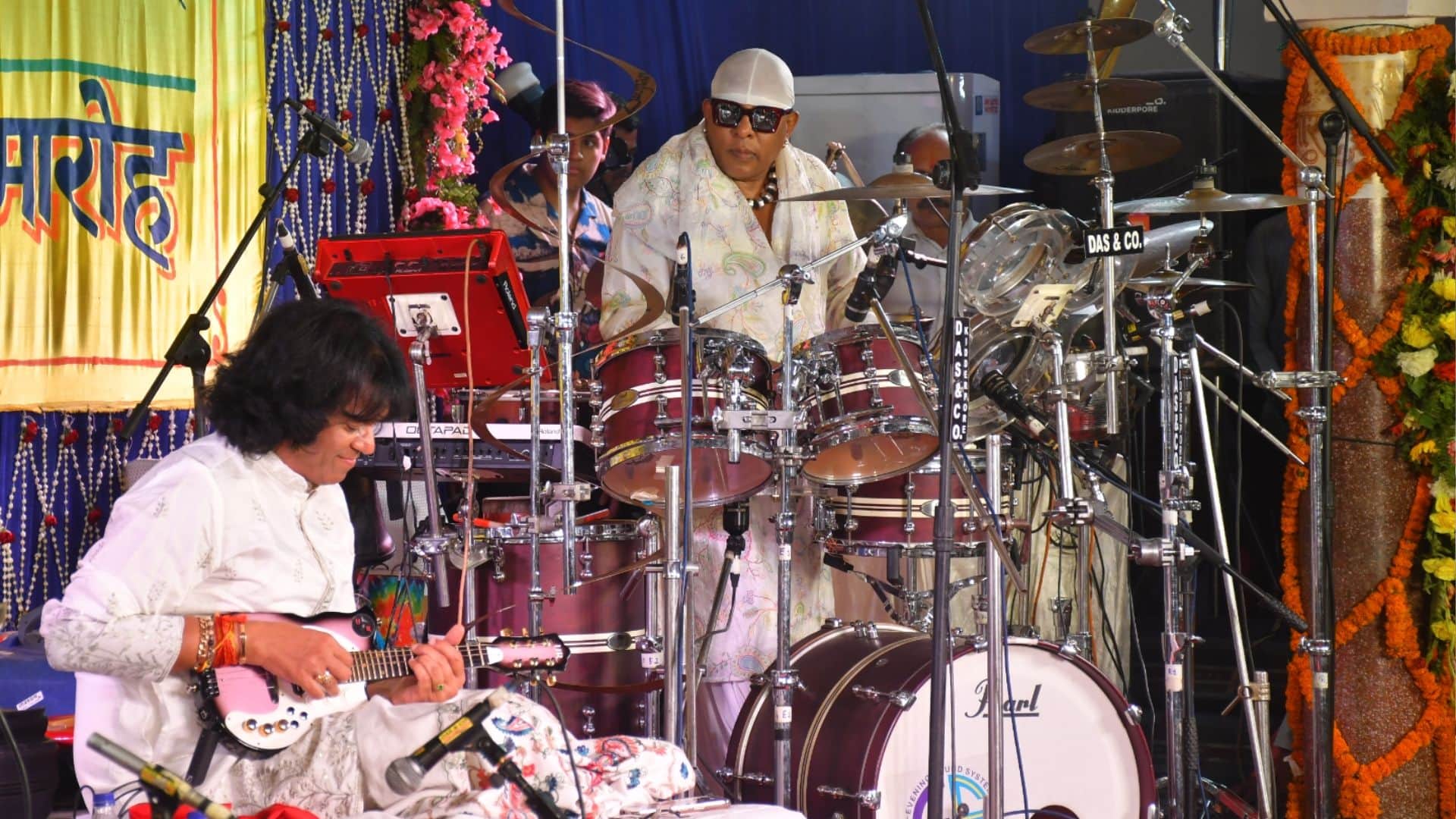 Sankat Mochan Music Festival Temple Resounds with Shivamani Drums and Prof. Vishwambhar Nath Pakhawaj