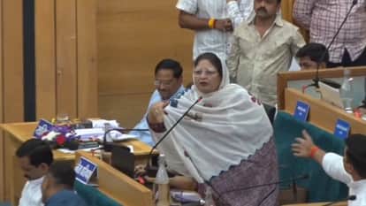 Indore: Uproar over Vande Mataram at Indore Municipal Corporation convention, Councilor Rubina said – if you a