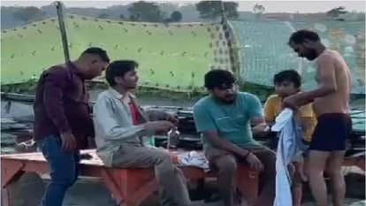 Video of Youths Drinking Alcohol on Banks of Ganges in Hapur Goes Viral