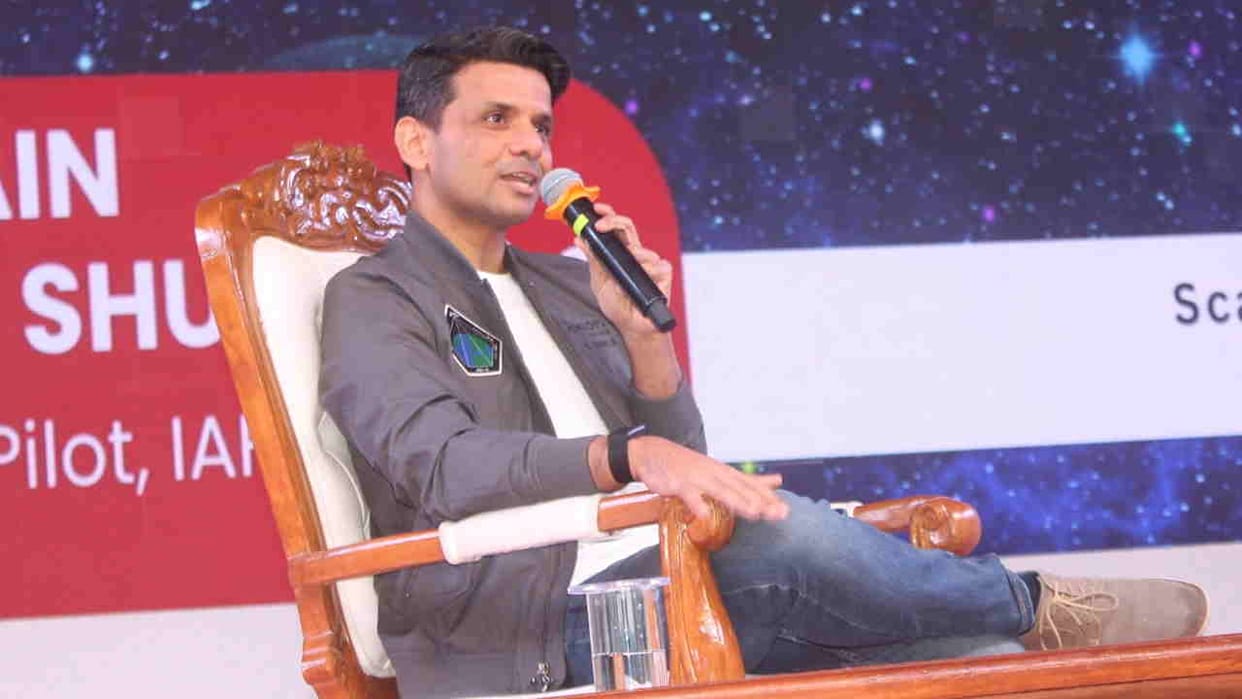 Astronaut Group Captain Shubhanshu Shukla arrived at Literature Fest of the Doon Book Festival
