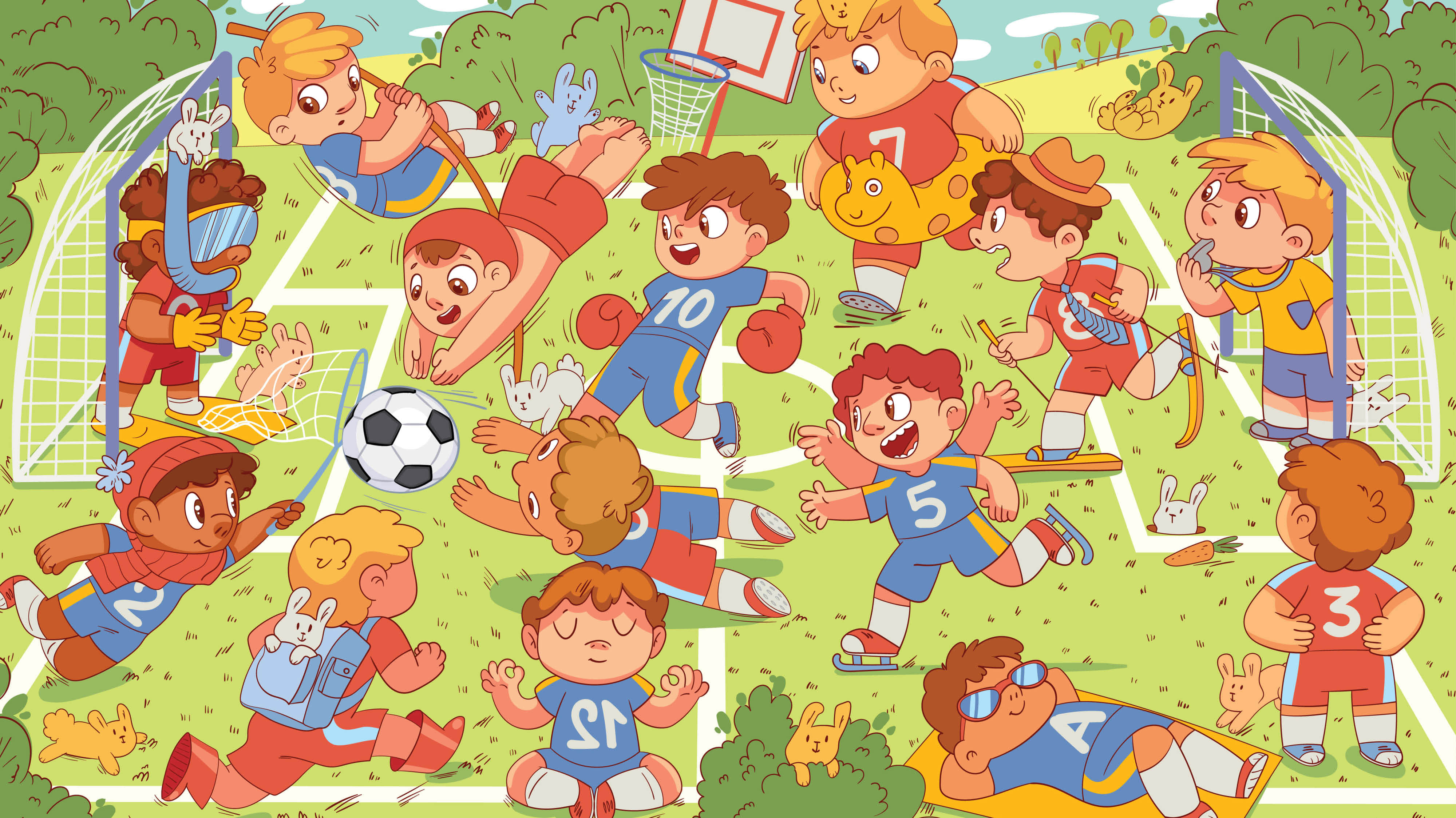 Optical illusion you have find rabbit in 15 seconds brain teaser image