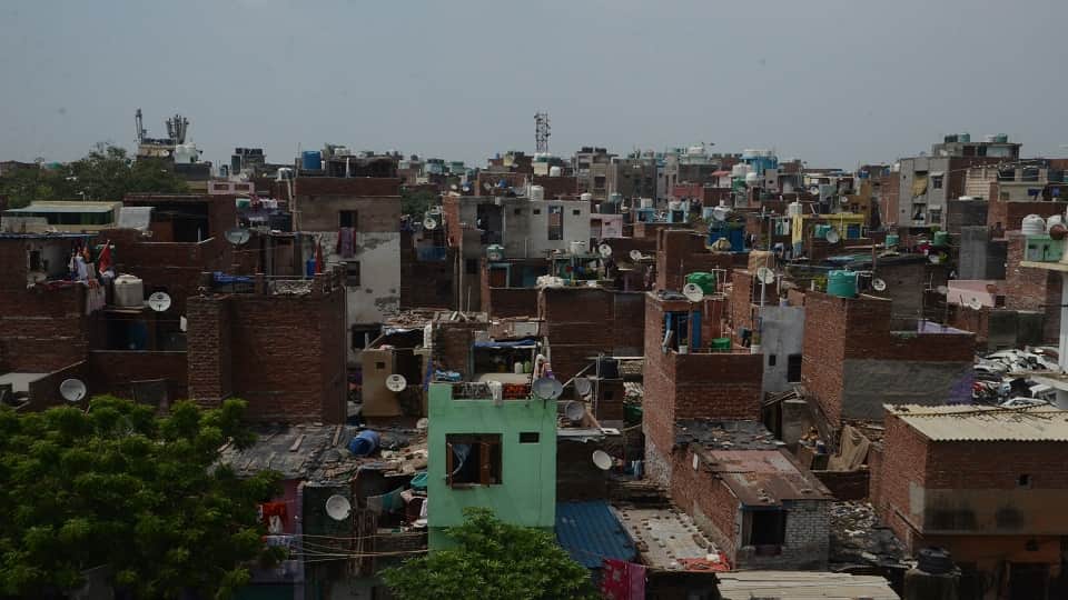 दिल्ली के शास्त्री पार्क इलाके की अनधिकृत कॉलोनी