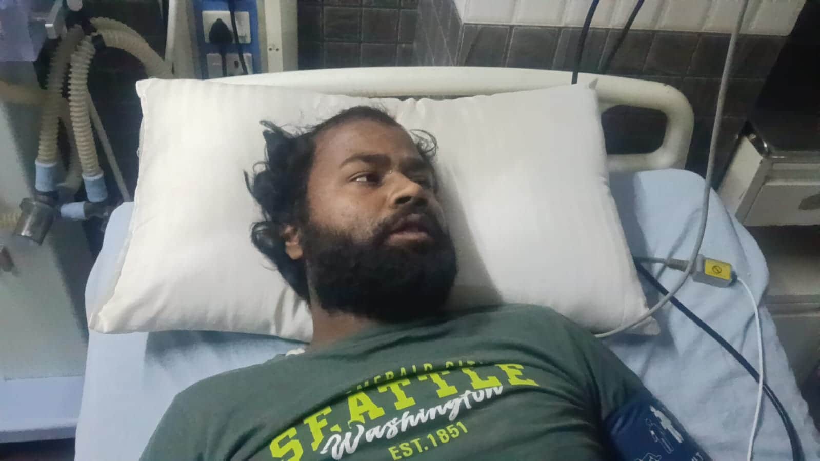 अस्पताल में लिफ्ट गिरने से हादसा