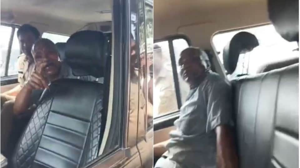 बुजुर्ग ने किया आत्मदाह का प्रयास।