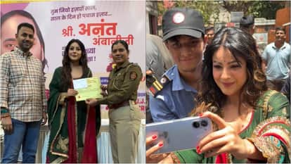 Shehnaaz Gill join in and support blood donation camp On Anant Ambani birthday Video Viral