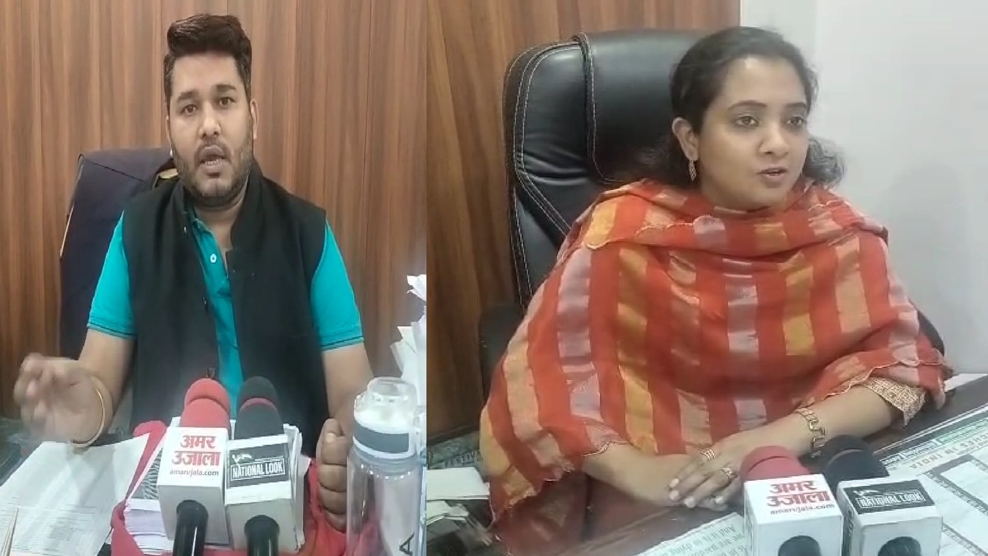 चर्चा करते नीतिन लॉरेंस और रूपिका लॉरेंस