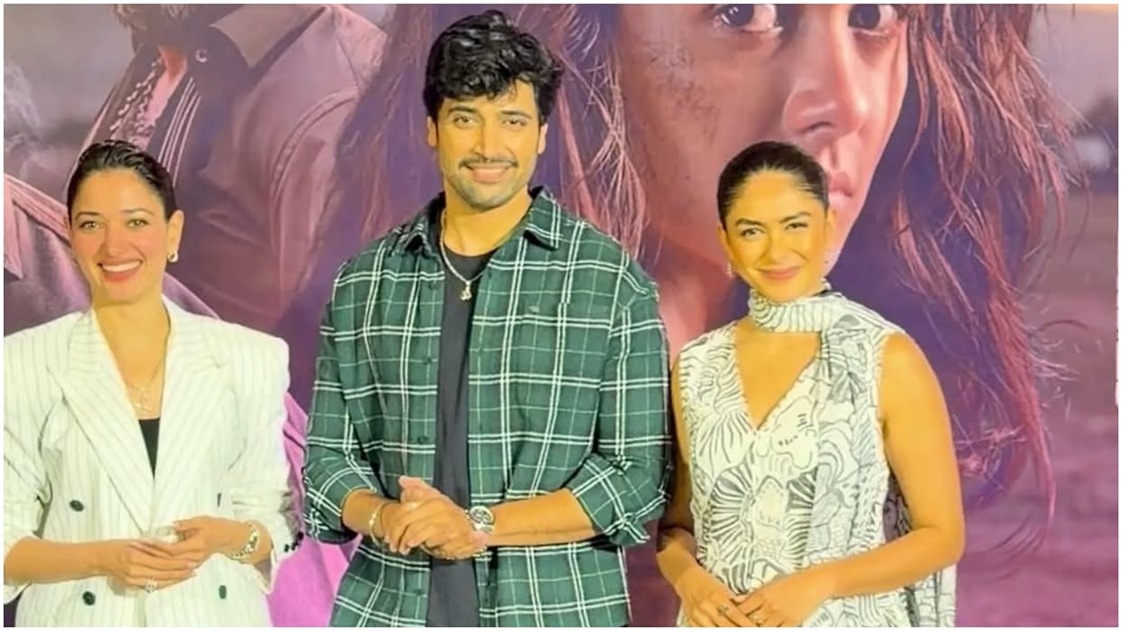 Mrunal Thakur Adivi Sesh Starrer Dacoit Screening Tamannaah Bhatia And Other Celebs Attends This